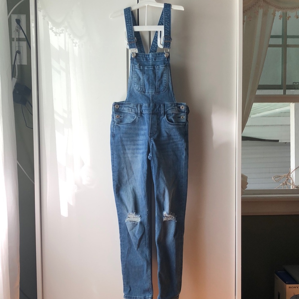 Denim overalls